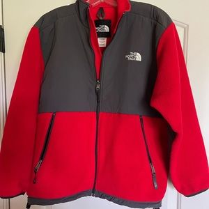 Red North Face Denali Retro Jacket